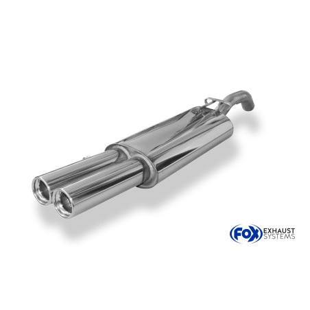 VW Golf II Tipo 19E Silenziatore posteriore – 2x76 Tipo 13 (Cod. F-VW051002-068)