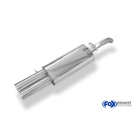VW Golf II Tipo 19E Silenziatore posteriore – 2x76 Tipo 13 (Cod. F-VW051002-068)