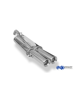 VW Golf II Tipo 19E Silenziatore posteriore – 2x76 Tipo 13 (Cod. F-VW051002-068)