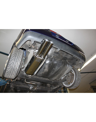 VW Golf III/ IV Cabriolet Silenziatore posteriore – 2x76 Tipo 10 (Cod. F-VW053092-008)