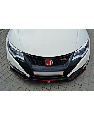 SPLITTER RACING ANTERIORE v.1 HONDA CIVIC IX TYPE R (Cod. M-HO-CI-9-TYPE-R-CNC-FD1A)