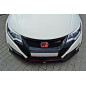SPLITTER RACING ANTERIORE v.1 HONDA CIVIC IX TYPE R (Cod. M-HO-CI-9-TYPE-R-CNC-FD1A)