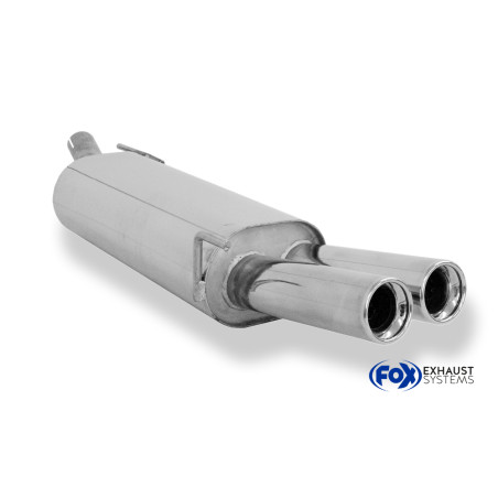 VW Golf III + IV Cabriolet Silenziatore posteriore – 2x76 Tipo 13 (Cod. F-VW053092-068)