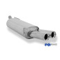 VW Golf III + IV Cabriolet Silenziatore posteriore – 2x76 Tipo 13 (Cod. F-VW053092-068)