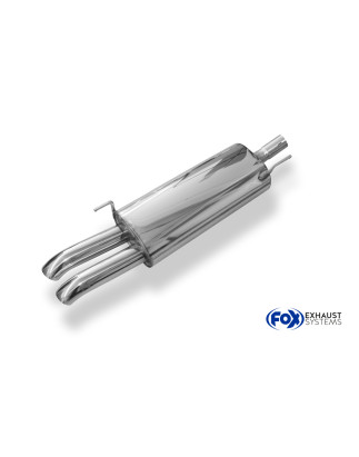 VW Golf IV Cabriolet Silenziatore posteriore – 2x63 Tipo 28 (Cod. F-VW053092-724)