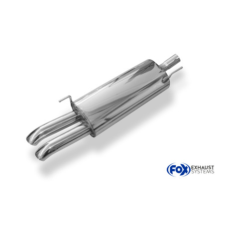 VW Golf IV Cabriolet Silenziatore posteriore – 2x63 Tipo 28 (Cod. F-VW053092-724)