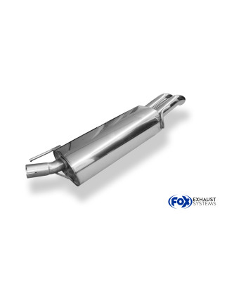 VW Golf IV Cabriolet Silenziatore posteriore – 2x63 Tipo 28 (Cod. F-VW053092-724)