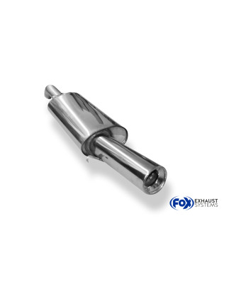 VW Corrado G60 Silenziatore posteriore Ø55mm – 1x90 Tipo 13 (Cod. F-VW070051-071)