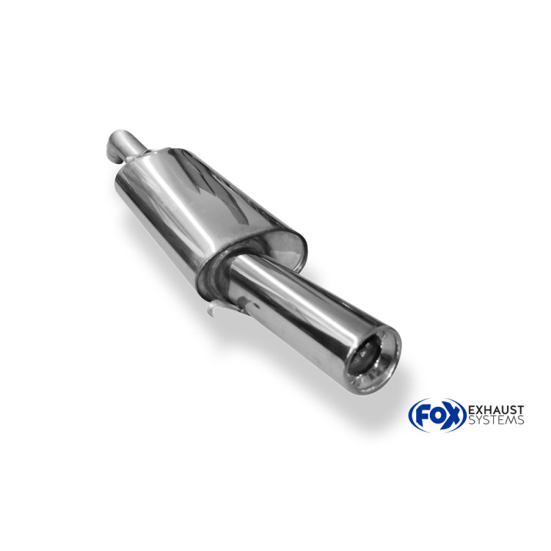 VW Corrado G60 Silenziatore posteriore Ø55mm – 1x90 Tipo 13 (Cod. F-VW070051-071)