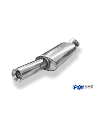 VW Corrado G60 Silenziatore posteriore Ø55mm – 1x90 Tipo 13 (Cod. F-VW070051-071)