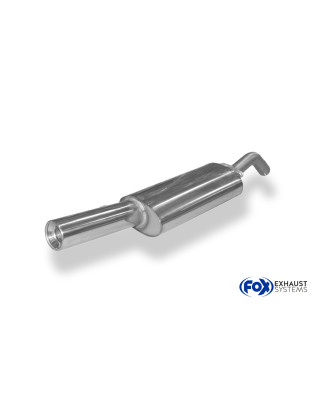 VW Corrado G60 Silenziatore posteriore Ø55mm – 1x90 Tipo 13 (Cod. F-VW070051-071)