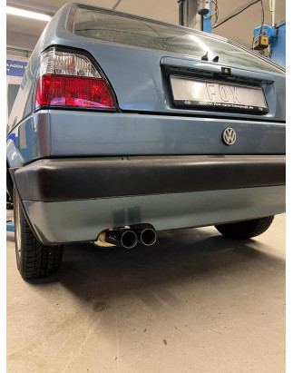 VW Golf II Tipo 19E Silenziatore posteriore – 2x55 Tipo 10 (Cod. F-VW051002-002)