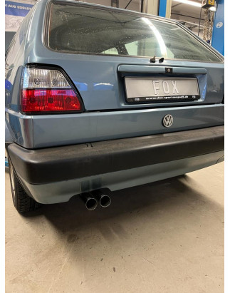 VW Golf II Tipo 19E Silenziatore posteriore – 2x55 Tipo 10 (Cod. F-VW051002-002)