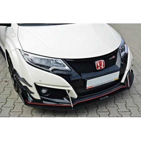 SPLITTER RACING ANTERIORE v.2 HONDA CIVIC IX TYPE R (Cod. M-HO-CI-9-TYPE-R-CNC-FD2A)