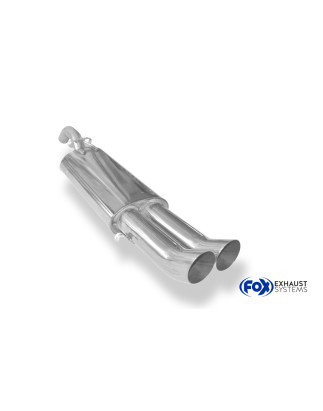 VW Golf II Tipo 19E Silenziatore posteriore – 2x76 Tipo 18 (Cod. F-VW051002-166)