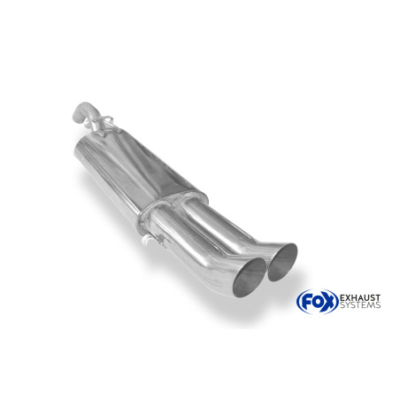 VW Golf II Tipo 19E Silenziatore posteriore – 2x76 Tipo 18 (Cod. F-VW051002-166)