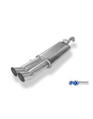 VW Golf II Tipo 19E Silenziatore posteriore – 2x76 Tipo 18 (Cod. F-VW051002-166)
