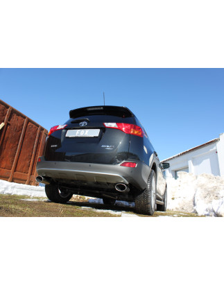 Toyota RAV 4 IV silenziatore posteriore tubo system destra/sinistra fitted on origi (Cod. F-TO113003
