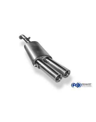 VW Golf II Tipo 19E GTI Silenziatore posteriore – 2x76 Tipo 13 (Cod. F-VW051012-068)