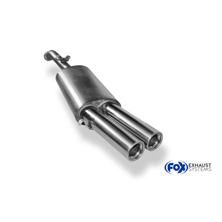 VW Golf II Tipo 19E GTI Silenziatore posteriore – 2x76 Tipo 13 (Cod. F-VW051012-068)