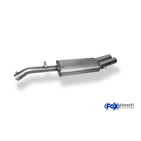 VW Golf II Tipo 19E GTI Silenziatore posteriore – 2x76 Tipo 13 (Cod. F-VW051012-068)