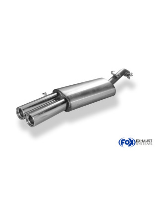 VW Golf II Tipo 19E GTI Silenziatore posteriore – 2x76 Tipo 13 (Cod. F-VW051012-068)