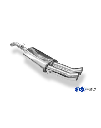 VW Golf II Tipo 19E GTI Silenziatore posteriore – 2x76 Tipo 18 (Cod. F-VW051012-166)