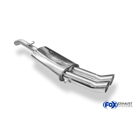 VW Golf II Tipo 19E GTI Silenziatore posteriore – 2x76 Tipo 18 (Cod. F-VW051012-166)