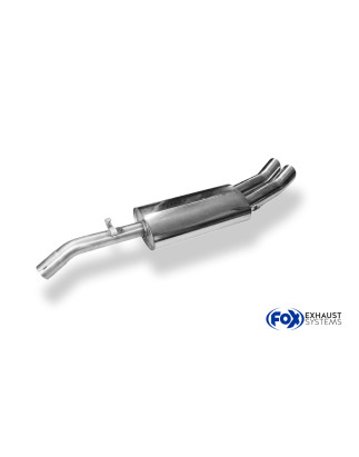 VW Golf II Tipo 19E GTI Silenziatore posteriore – 2x76 Tipo 18 (Cod. F-VW051012-166)