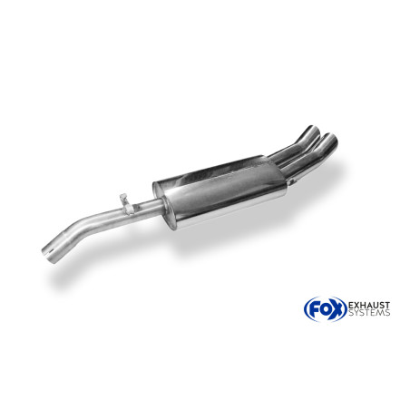 VW Golf II Tipo 19E GTI Silenziatore posteriore – 2x76 Tipo 18 (Cod. F-VW051012-166)