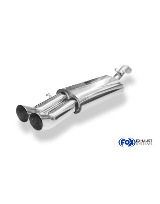 VW Golf II Tipo 19E GTI Silenziatore posteriore – 2x76 Tipo 18 (Cod. F-VW051012-166)