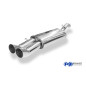 VW Golf II Tipo 19E GTI Silenziatore posteriore – 2x76 Tipo 18 (Cod. F-VW051012-166)