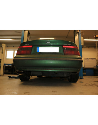 Opel Calibra A/ Calibra A 4x4 Silenziatore posteriore Ø50mm – 145x65 (Cod. F-OP080001-671)