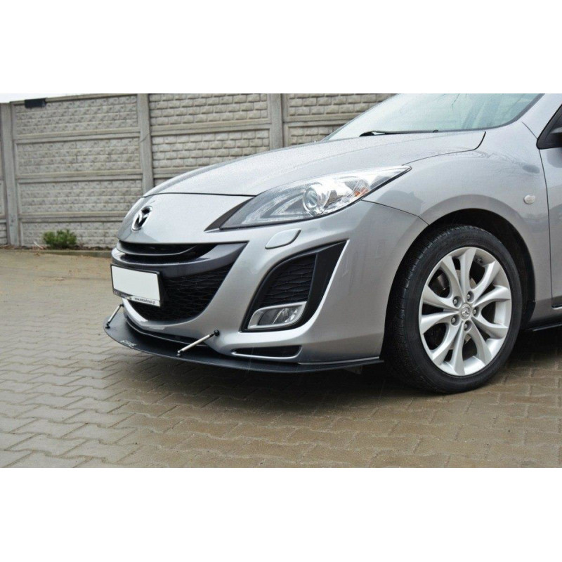 SPLITTER RACING ANTERIORE MAZDA 3 MK2 SPORT (PREFACE) (Cod. M-MA-3-2-SPORT-CNC-FD1A) SPLITTER RACING ANTERIORE MAZDA 3 MK2 SPORT (PREFACE) (Cod. M-MA-3-2-SPORT-CNC-FD1A)