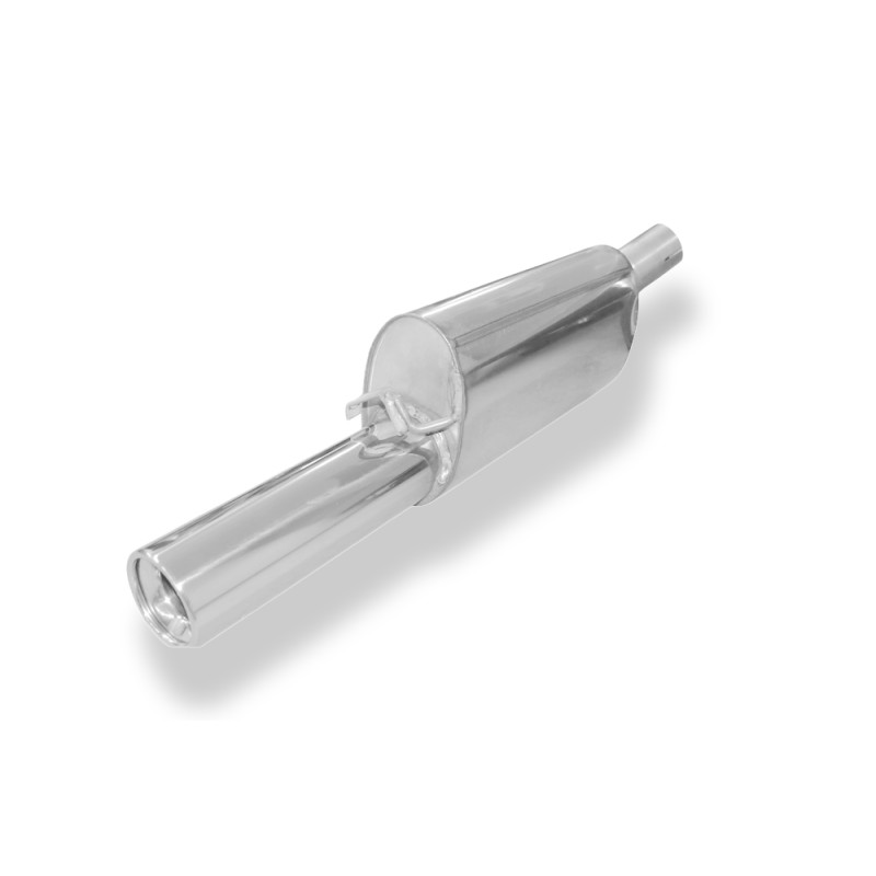 Opel Corsa A-CC Silenziatore posteriore Ø60mm – 1x90 Tipo 13 (Cod. F-OP030011-071)