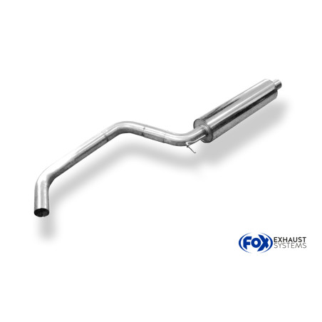 Seat Leon 5F (rigid rear axle) Silenziatore anteriore (Cod. F-SE042270-VSD)