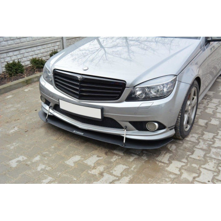 SPLITTER RACING ANTERIORE Mercedes-Benz C berlina / FAMILIARE AMG-Line W204 / S204 (Cod. M-ME-C-204-