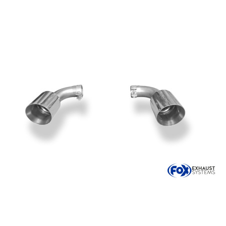 VW Touareg Tipo 7P pair of terminali di scarico to Anstecken – 1x125 t (Cod. F-VW141000-297)