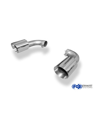 VW Touareg Tipo 7P pair of terminali di scarico to Anstecken – 1x125 t (Cod. F-VW141000-297)