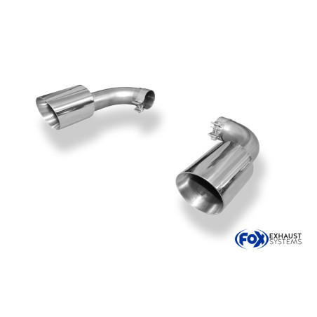 VW Touareg Tipo 7P pair of terminali di scarico to Anstecken – 1x125 t (Cod. F-VW141000-297)