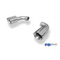 VW Touareg Tipo 7P pair of terminali di scarico to Anstecken – 1x125 t (Cod. F-VW141000-297)