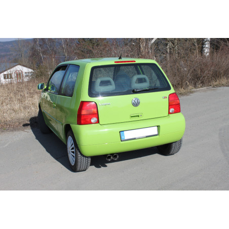 Seat Arosa 6H/ VW Lupo 6X Silenziatore posteriore – 2x76 Tipo 25 (Cod. F-SE010021-288)