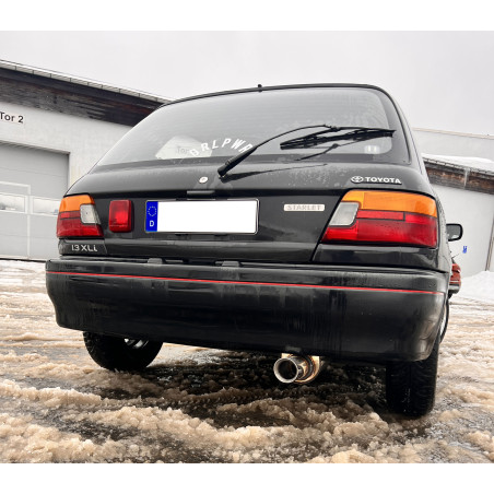 Toyota Starlet P8 Silenziatore posteriore – 1x80 Tipo 25 (Cod. F-TO040001-289)