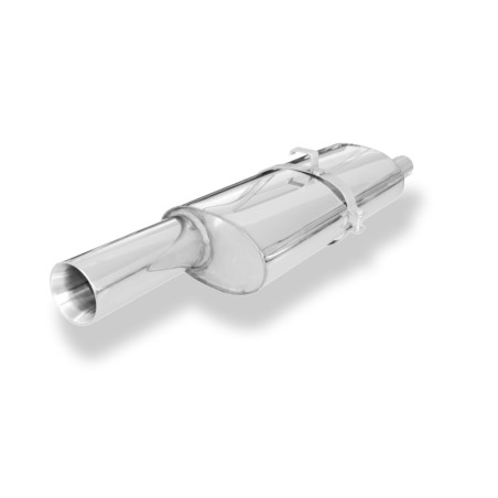 Opel Kadett E-CC Silenziatore posteriore Ø63,5mm – 1x90 Tipo 24 (Cod. F-OP013011-271)