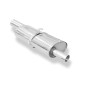 Opel Kadett E-CC Silenziatore posteriore Ø63,5mm – 1x90 Tipo 24 (Cod. F-OP013011-271)