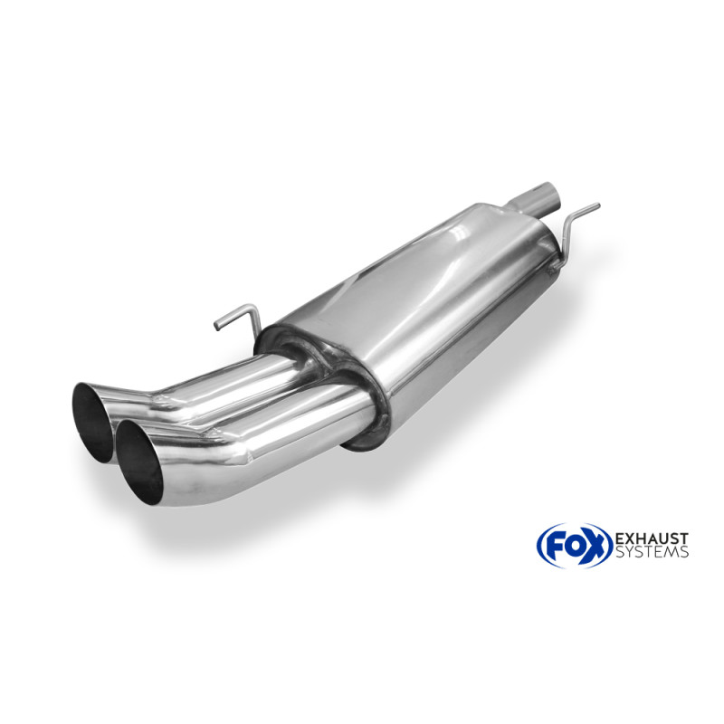VW Golf III GTI/ VR6 Silenziatore posteriore – 2x76 Tipo 18 (Cod. F-VW052022-166)