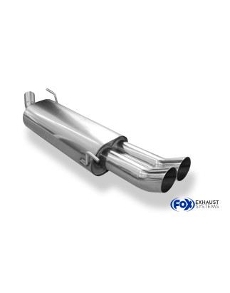 VW Golf III GTI/ VR6 Silenziatore posteriore – 2x76 Tipo 18 (Cod. F-VW052022-166)