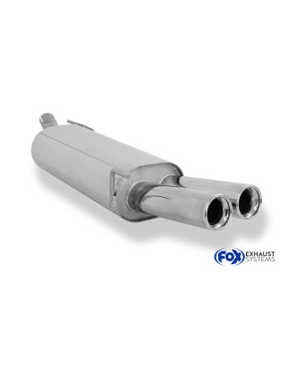 VW Golf III GTI/ VR6 Silenziatore posteriore – 2x76 Tipo 13 (Cod. F-VW052022-068)