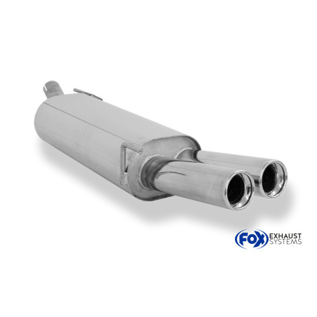 VW Golf III GTI/ VR6 Silenziatore posteriore – 2x76 Tipo 13 (Cod. F-VW052022-068)