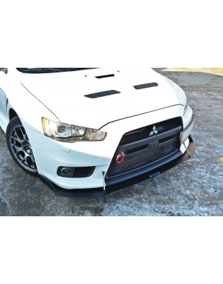 SPLITTER RACING ANTERIORE V.1 Mitsubishi Lancer Evo X (Cod. M-MI-LA-10-EVO-CNC-FD1A)